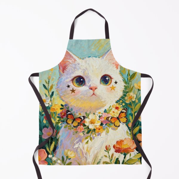 Item preview, white cat designed and sold by xianxiu-ling.
