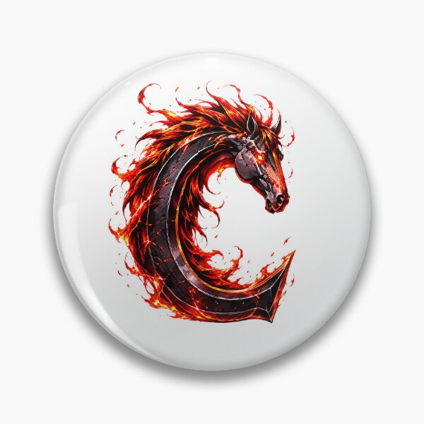 Item preview, Embermane Ironstride The Year of the Horse C designed and sold by BlissBlvdShop.