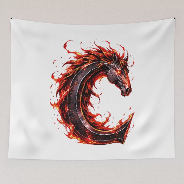 Item preview, Embermane Ironstride The Year of the Horse C designed and sold by BlissBlvdShop.
