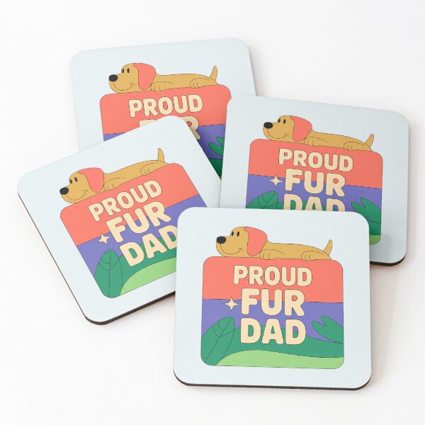 Item preview, Proud Fur Dad Tee designed and sold by JebliDesign.