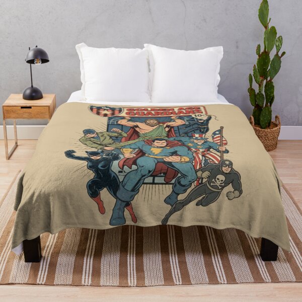 Item preview, Color Golden Age Guardians Vintage Superhero Comic Book Retro Illustration designed and sold by VoglR.