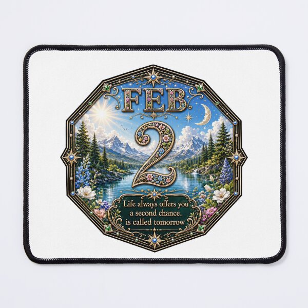 Item preview, February 2 Birthday Nature Design designed and sold by LunaMoments.