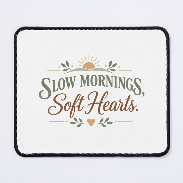 Item preview, Slow Mornings, Soft Hearts designed and sold by tnwbank.