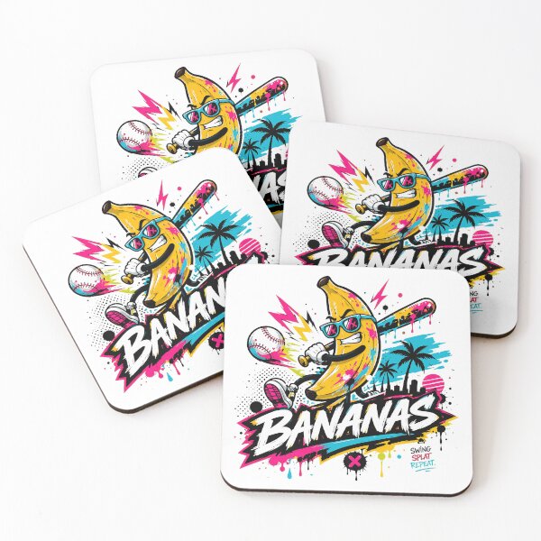 Item preview, Banana Baseball Batter Funky Art T-Shirt designed and sold by TannerBry40882.