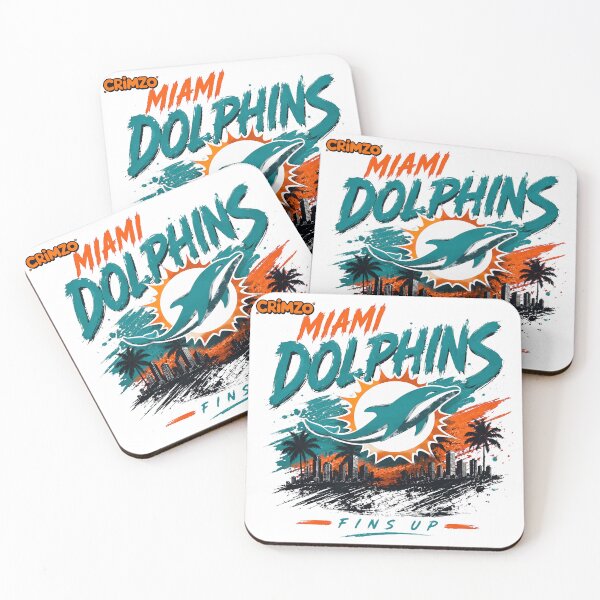 Item preview, Dolphins Inspired Retro Football Fan Gear designed and sold by MaryBenne69623.