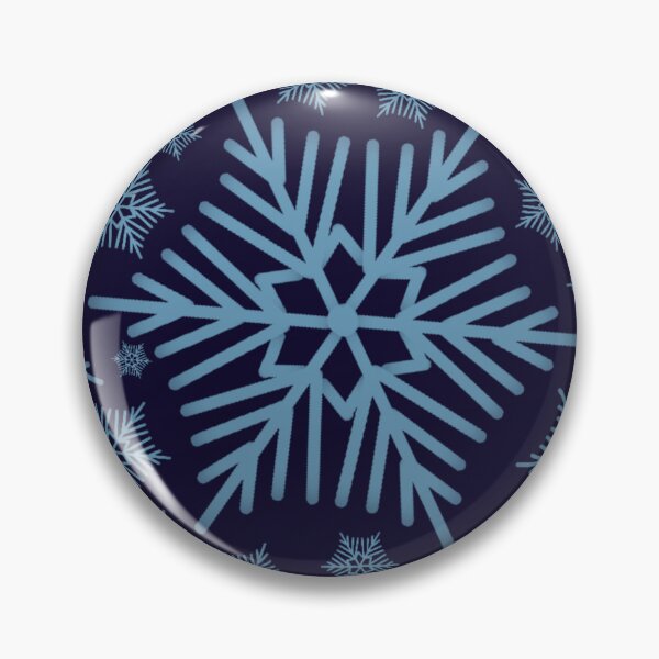Item preview,   Hand Drawn Snowflake Pattern — Blue Winter Snow Christmas Repeat Design designed and sold by HopeAndHustle.