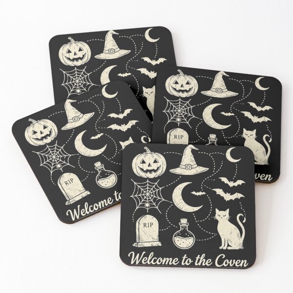 Item preview, Vintage Halloween Witch Coven designed and sold by Seasonal designs.