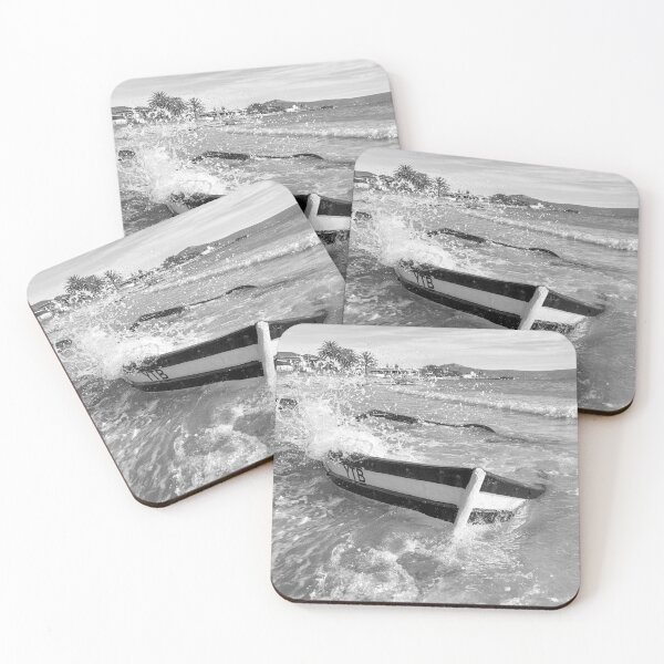 Item preview, Vintage Boat in Crashing Surf designed and sold by Faith Based Decor .