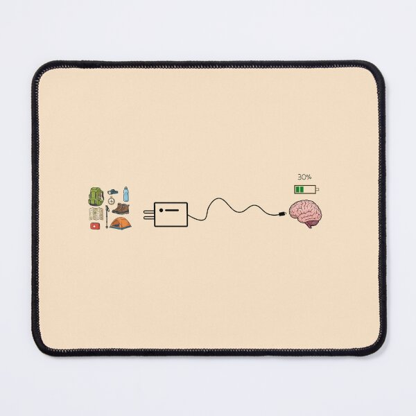 Item preview, Mental Battery Low Survival Life Illustration designed and sold by nocontextdept.