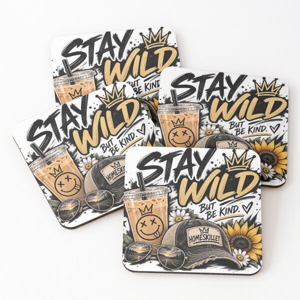 Item preview, Stay Wild But Be Kind designed and sold by The Positivity Princess.