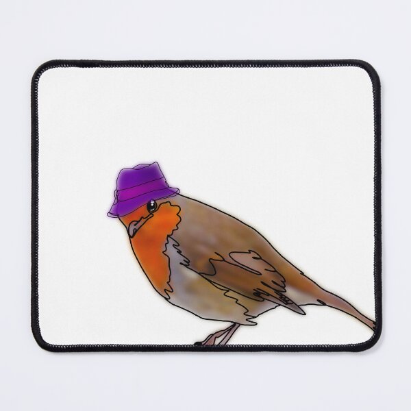 Item preview, Robin the Robin Wearing a bowler Hat – animalzinhats designed and sold by Ashley’sAnimalz.
