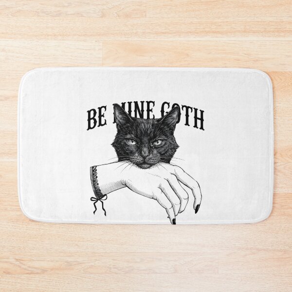 Item preview, Be Mine Goth Black Cat Bites Hand designed and sold by OH-MY-GOTH.