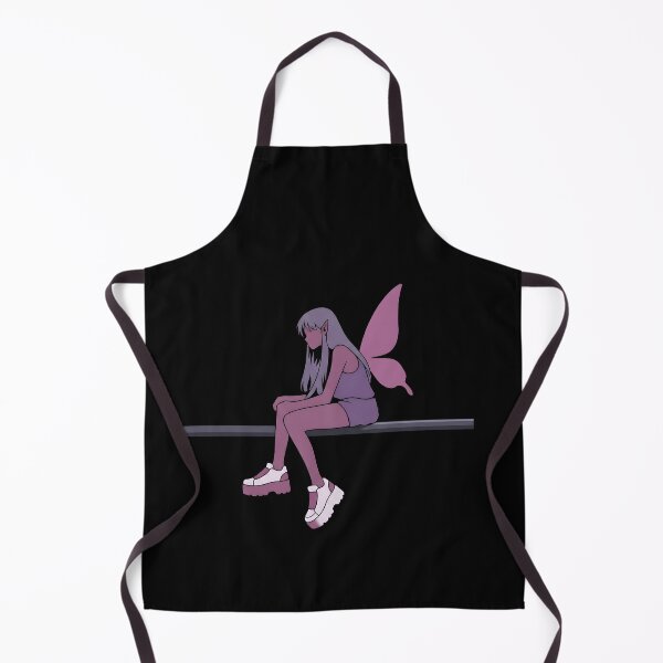 Item preview, Melancholic goth fairy with pink wings designed and sold by OH-MY-GOTH.