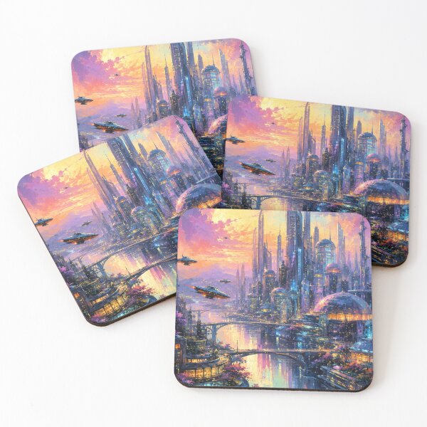 Item preview, Neon Horizon – Metropolis of a New World designed and sold by Eric Nagel.