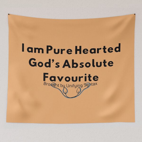 Item preview, Pure Hearted God's Absolute Favourite - Divine & Inspirational Minimalism designed and sold by UnifyingSyntax.