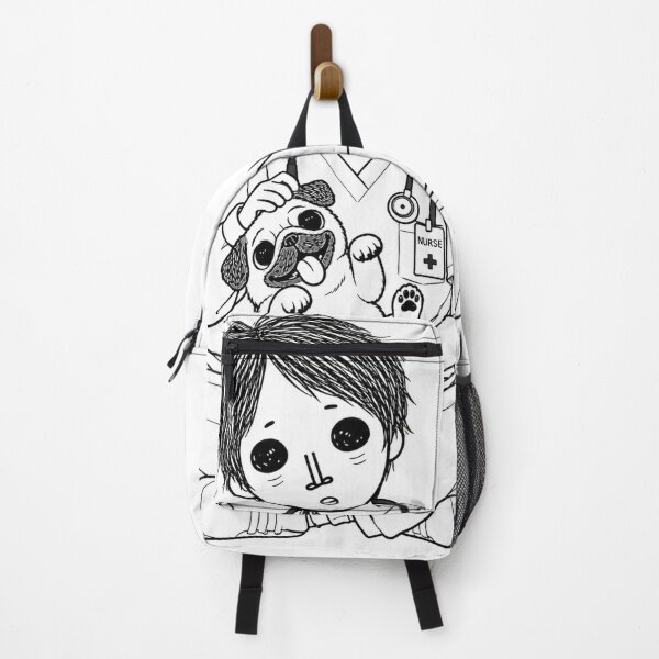 Item preview, Cute Nurse with Pug designed and sold by Teem97.