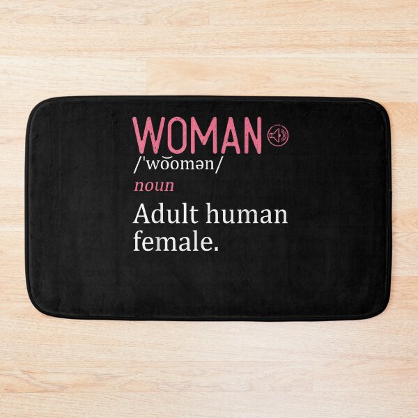 Item preview, Woman Noun Adult Human Female Definition Statement designed and sold by leevekaArt.
