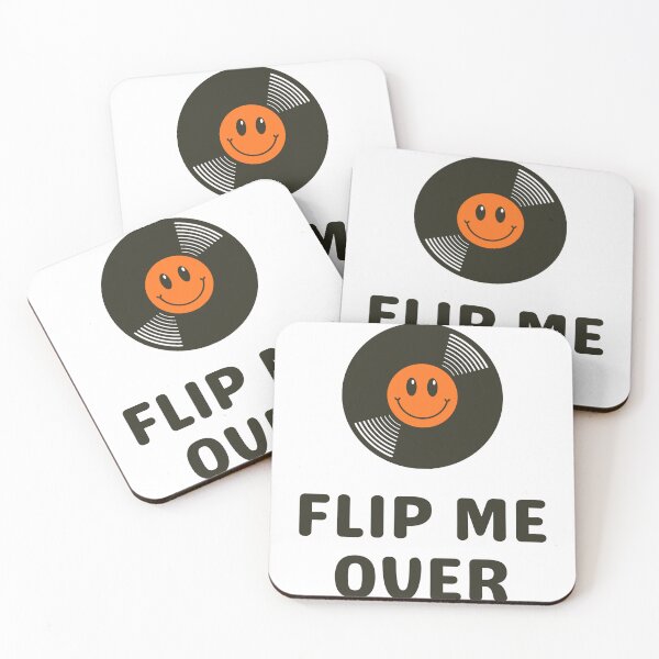 Item preview, Flip Me Over Funny Vinyl Record Design designed and sold by Record Lovers.