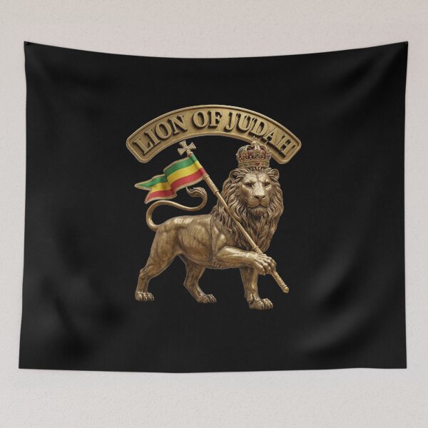 Item preview, Golden Lion of Judah Coat of Arms – Regal Heraldic Emblem designed and sold by paulo silveira.