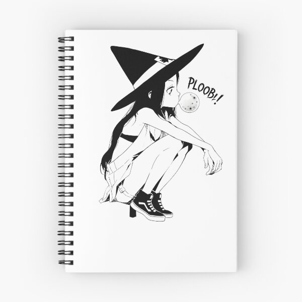 Item preview, Witch blows bubblegum Ploobl Goth Anime designed and sold by OH-MY-GOTH.