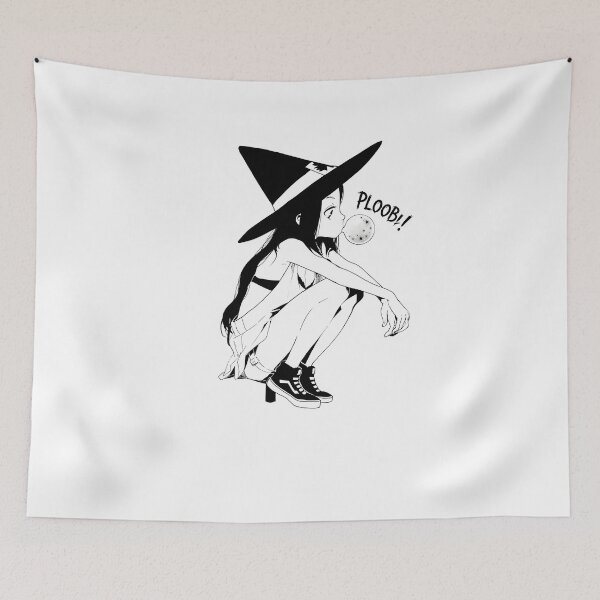 Item preview, Witch blows bubblegum Ploobl Goth Anime designed and sold by OH-MY-GOTH.