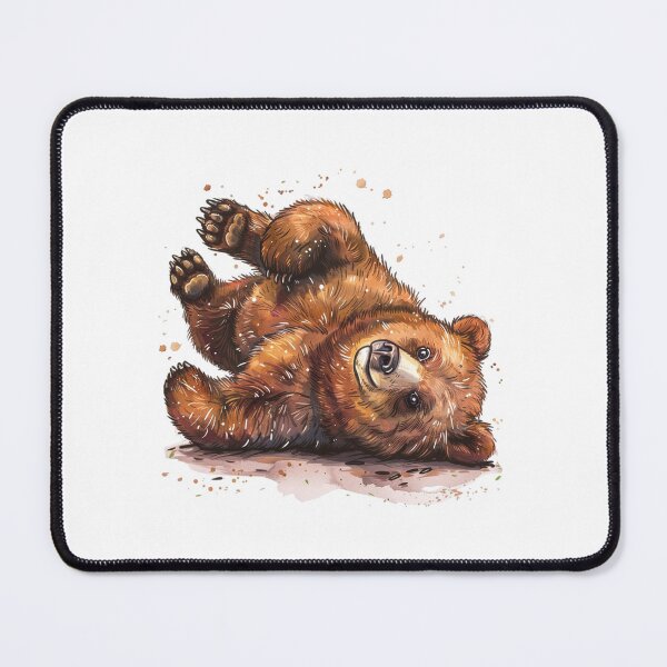 Item preview, Bear Cub | Cute Woodland Animal Watercolor Art designed and sold by Mandayartstudio.