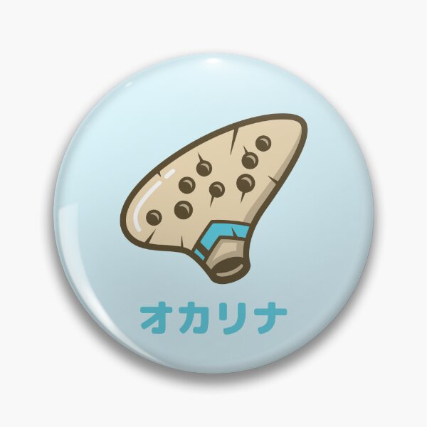 Item preview, Ocarina Gray and Green Japanese designed and sold by DJCartoonDesigns.
