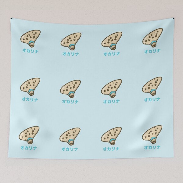 Item preview, Ocarina Gray and Green Japanese designed and sold by DJCartoonDesigns.