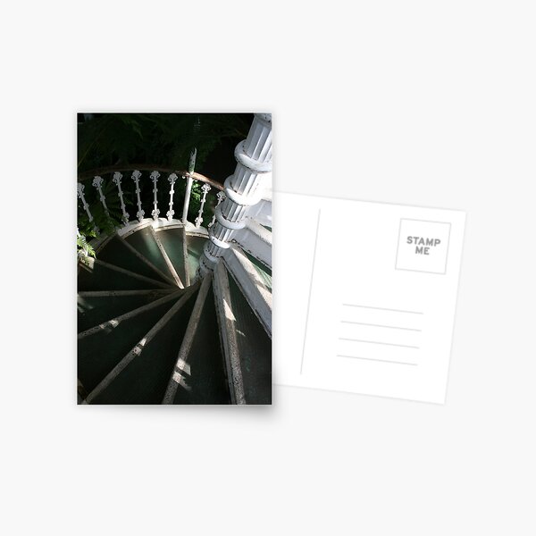 Victorian Stairway Postcard