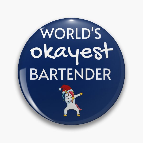 Item preview, World's Okayest Bartender designed and sold by MerlPark.