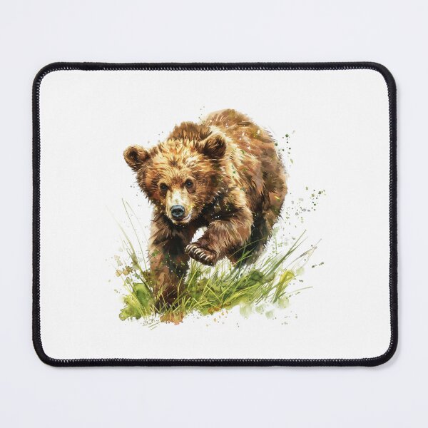 Item preview, Bear Cub | Cute Woodland Animal Watercolor Art designed and sold by Mandayartstudio.