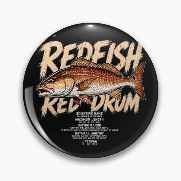 Item preview, Vintage Redfish Red Drum Illustration designed and sold by rafaeltto.
