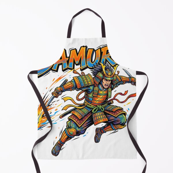Item preview, A Pop and Vibrant Samurai. designed and sold by whiteblackcat.