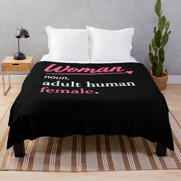 Artikelvorschau, Frau (Substantiv) Definition Shirt, erwachsene weibliche Person entworfen und verkauft von leevekaArt.