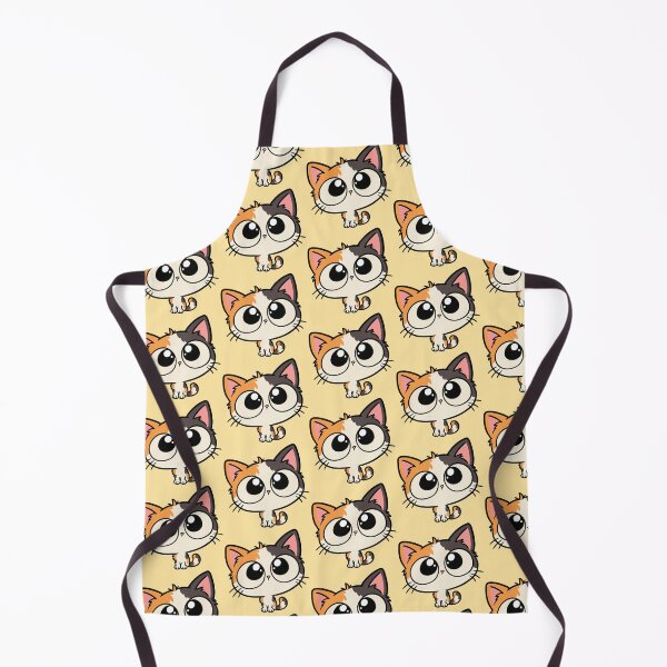 Item preview, Kawaii Calico Cat with Big Eyes – Cute and Adorable Cat designed and sold by MewMade.