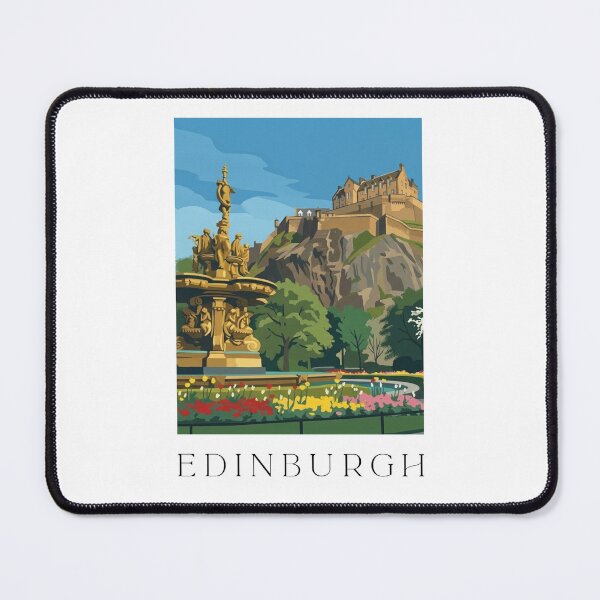 Item preview, Whispers of Princes Street Gardens: Ross Fountain and Edinburgh Castle designed and sold by S-and-W-4ever.