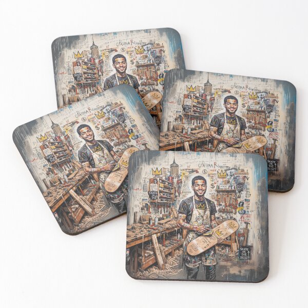 Item preview, Skateboarder Deck Maker Board Shaper Pop Art Portrait designed and sold by Home Decor Art.