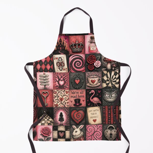 Item preview, Queen of Hearts Wonderland Patchwork designed and sold by Reverie & Roses.