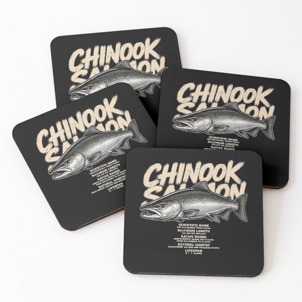 Item preview, Chinook Salmon Vintage Illustration designed and sold by rafaeltto.