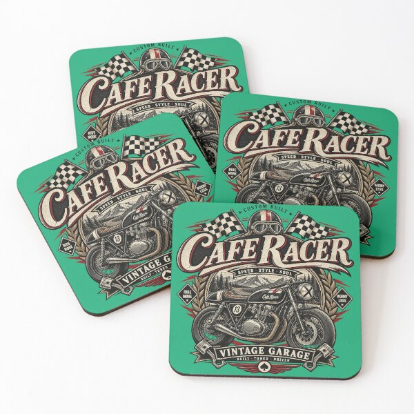 Item preview, Cafe Racer Vintage Motorcycle Garage Racing Retro Biker Design   designed and sold by RobertArt08.