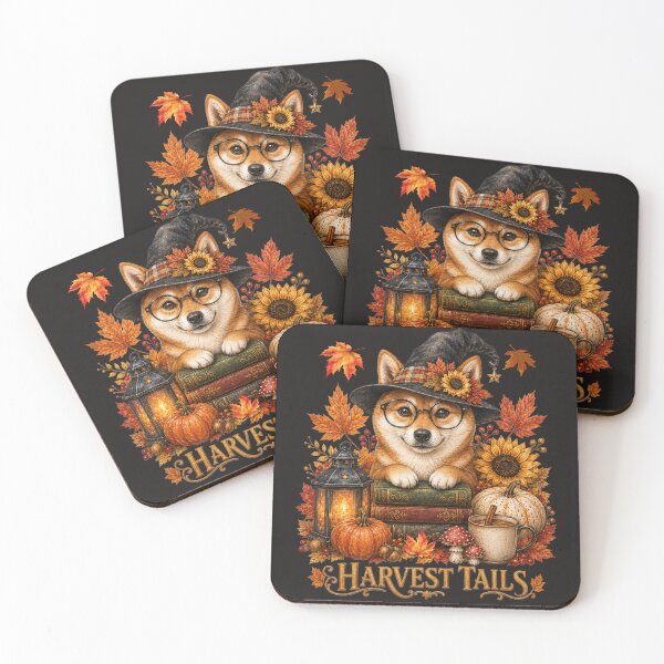 Item preview, Shiba Inu Dog Halloween Witchy Fall Harvest Tails Doge Autumn designed and sold by Cute & Sassy Custom Gifting Boutiques.
