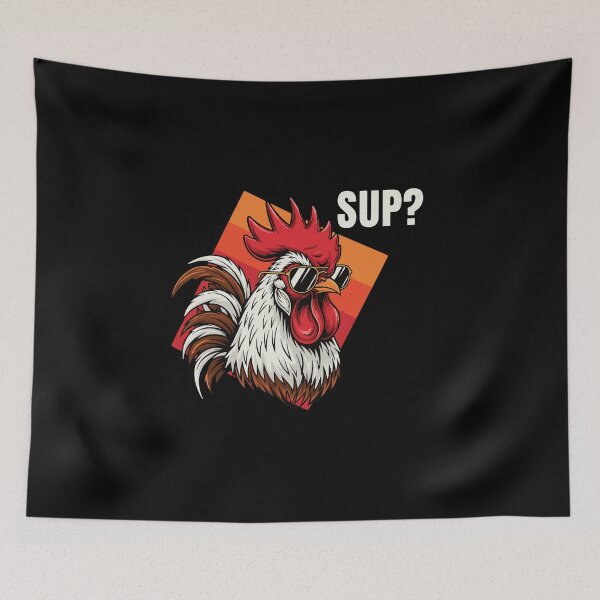 Item preview, Sup? Cool Rooster Sunglasses Chicken Farmer Animal Lover designed and sold by PopStars1993.