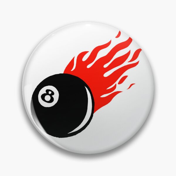 Item preview, 8 ball on fire designed and sold by MayMugs.