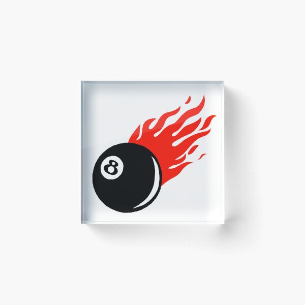 Item preview, 8 ball on fire designed and sold by MayMugs.