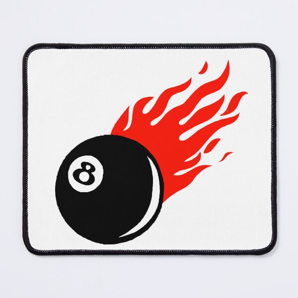 Item preview, 8 ball on fire designed and sold by MayMugs.