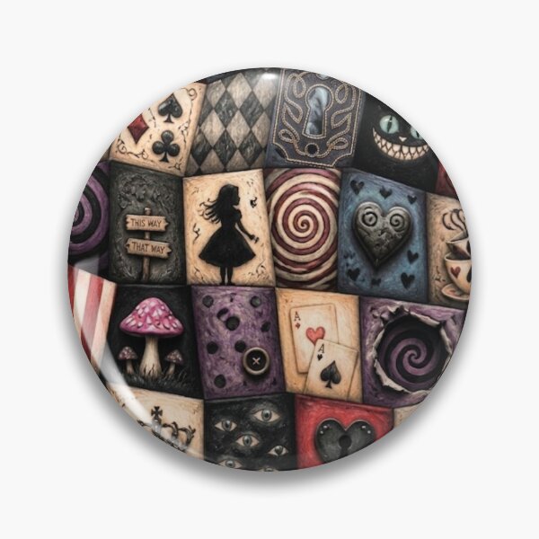 Item preview, Whimsigoth Wonderland Curiosity Patchwork designed and sold by Reverie & Roses.
