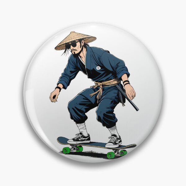 Item preview, Samurái Ronin patinador designed and sold by Structure-Blue.