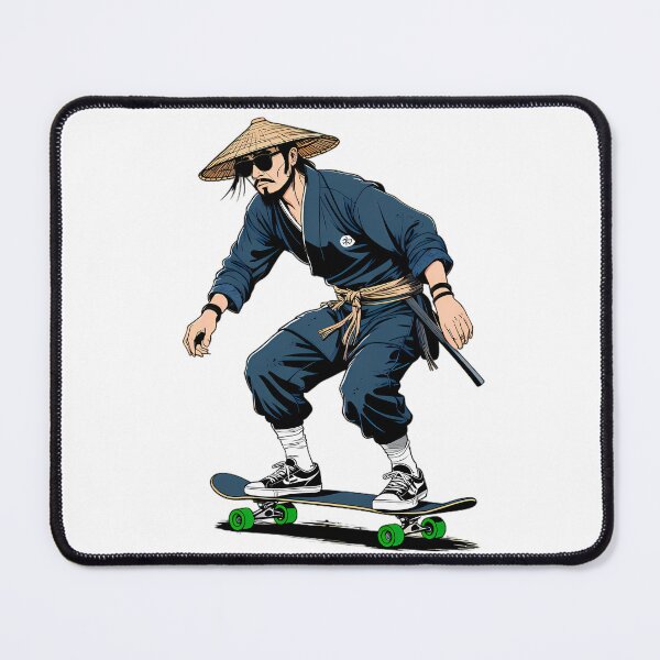 Item preview, Skateboarding Samurai Ronin designed and sold by Structure-Blue.