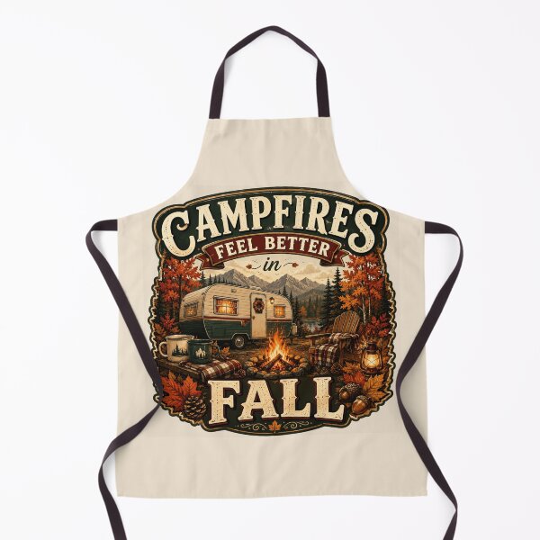 Item preview, Campfires Feel Better in Fall – Autumn Camping RV Design designed and sold by astersgraphics.