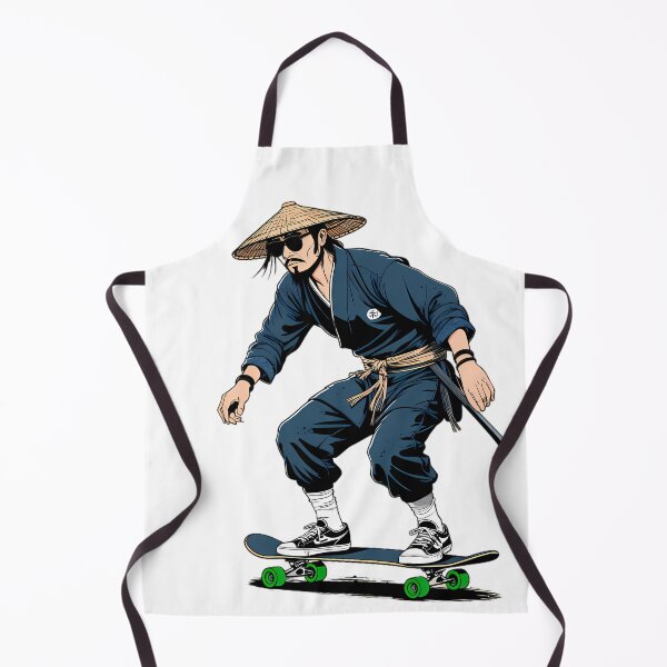 Item preview, Skateboarding Samurai Ronin designed and sold by Structure-Blue.